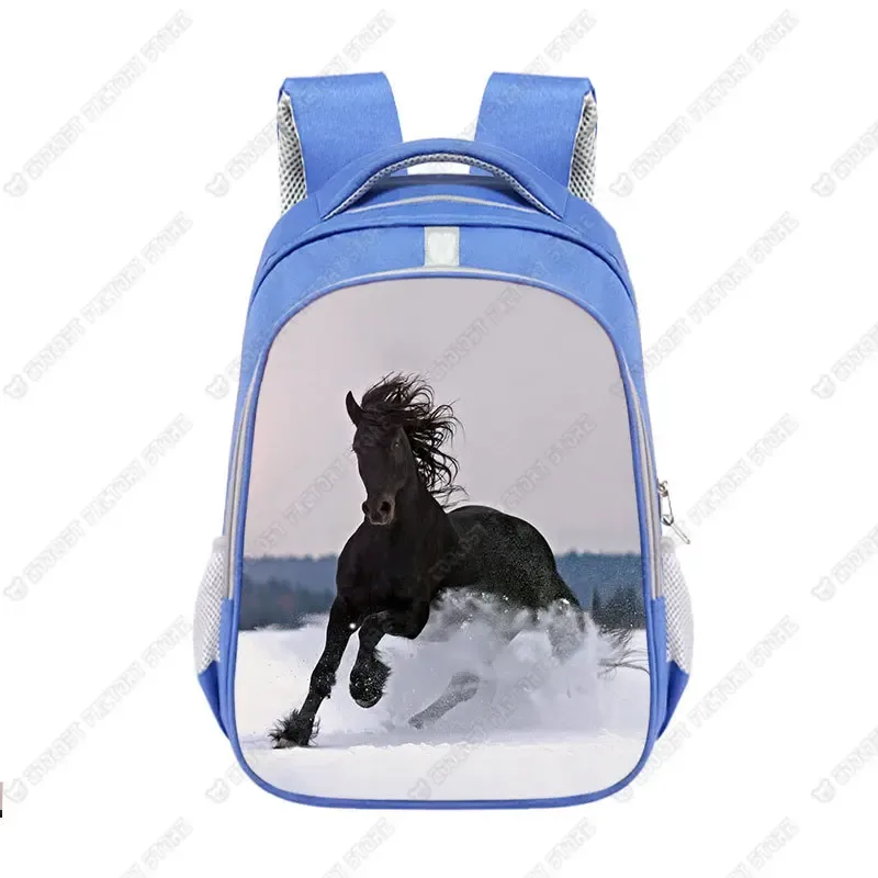 grand sac d'école animal horse pour enfants, cartable poney cool pour adolescents, sac à dos de voyage pour garçons et filles, mode pour enfants