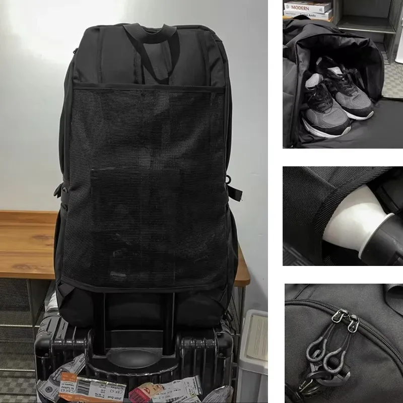sac à dos pour hommes et femmes, adapté aux voyages, au tourisme, à la randonnée, au camping, au sport, avec poche pour chaussures, sac de sport de plein air