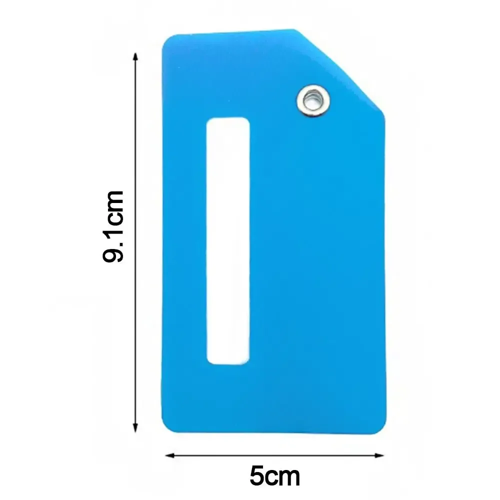 étiquette de bagage personnalisée en silicone pour homme, carte d'embarquement, sangles de valise souples, 6 couleurs