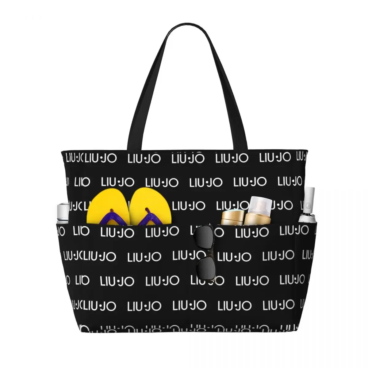 l-liu-jo grand sac de voyage, sac de plage imperméable, sacs de voyage et de shopping de grande capacité