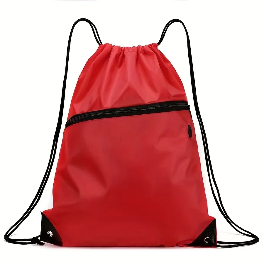 sac à cordon de serrage 1 pièce, sac à dos à cordon de serrage de grande capacité, sac de voyage pour sports de plein air, trousse de toilette