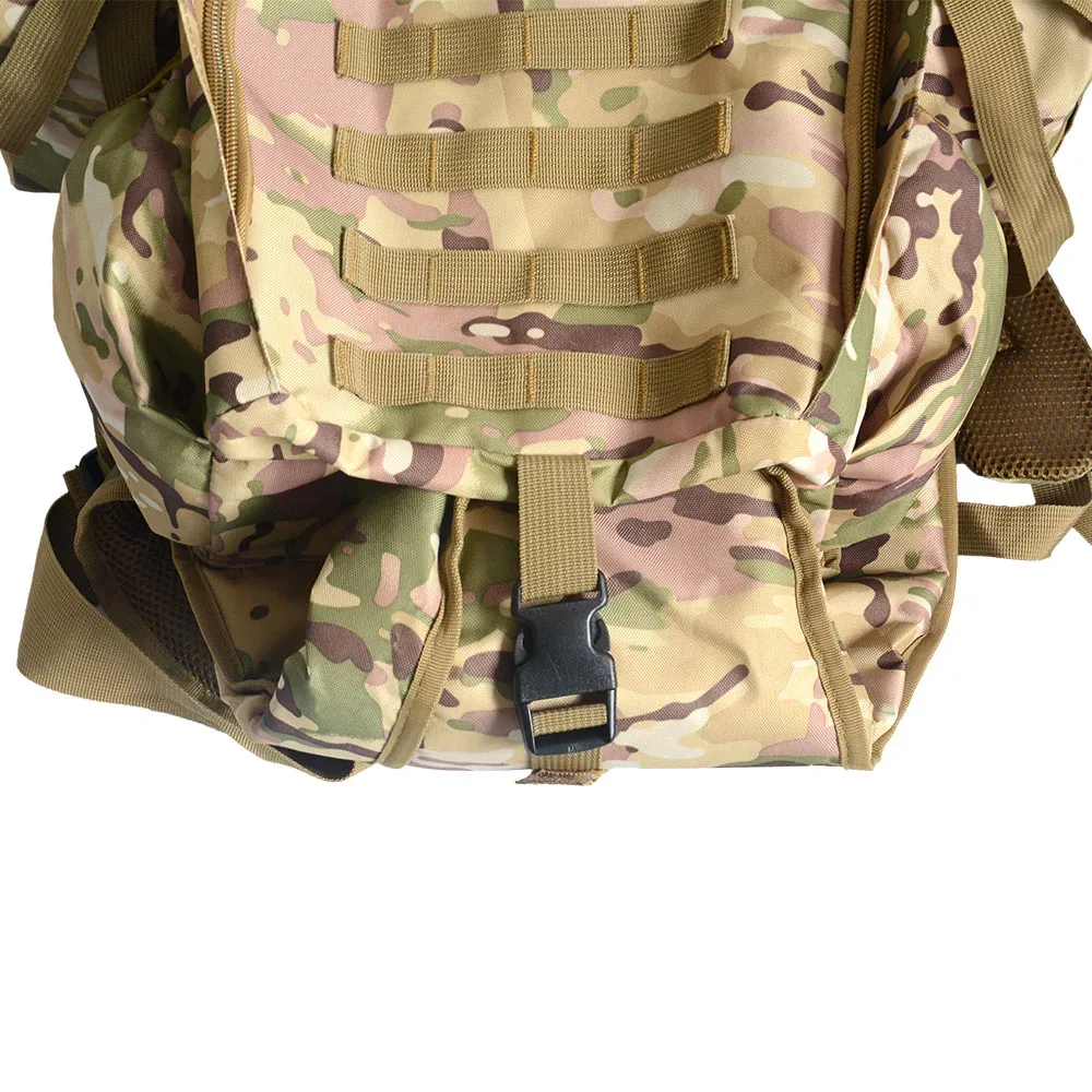 sac à dos multifonctionnel de grande capacité de 75 litres, pour le sport de plein air, le cyclisme, la randonnée, les activités récréatives, tactique