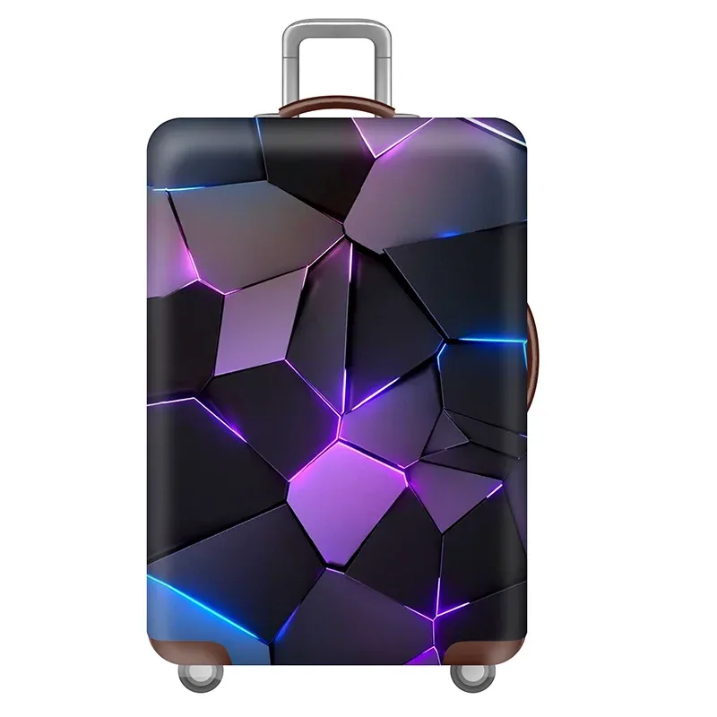 housse de protection pour bagages en tissu élastique épais, accessoires de voyage adaptés à la housse de chariot de 18 à 32 pouces