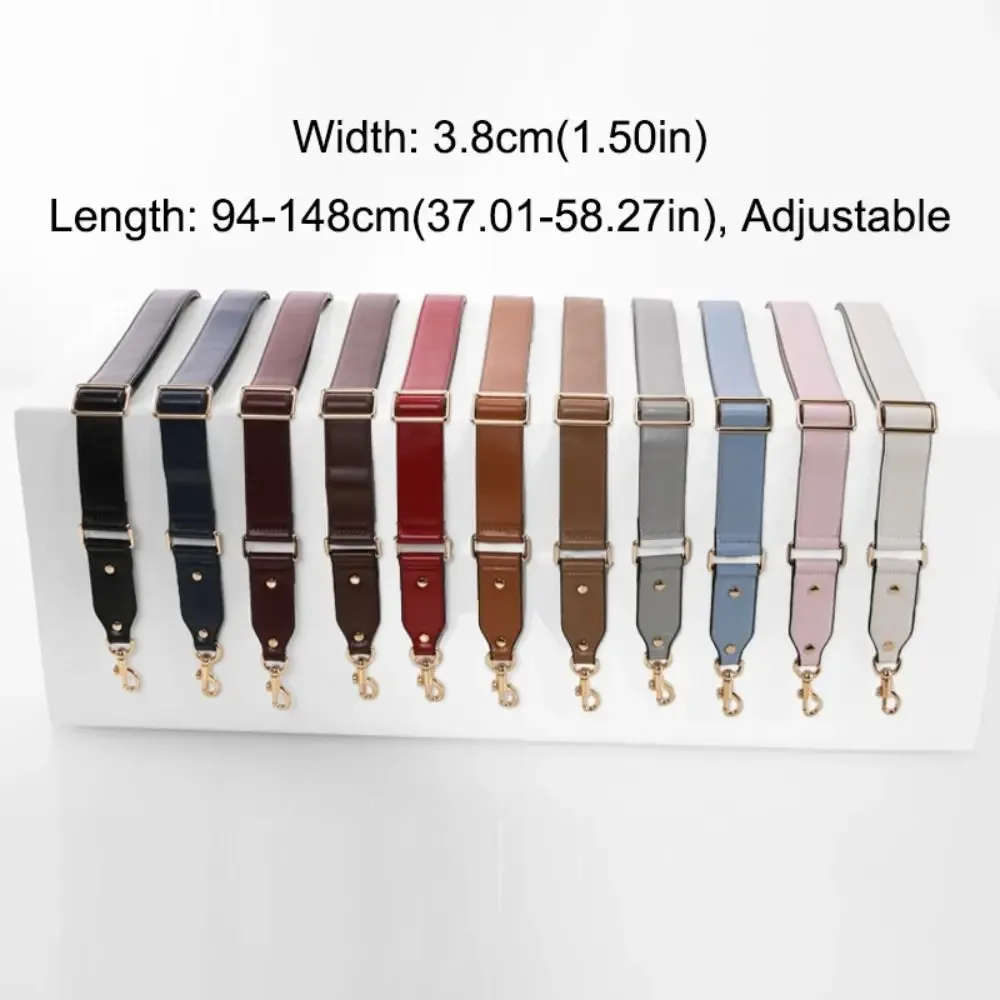 sangle de sac à bandoulière en cuir pu pour femmes, réglable, large et détachable, ceintures de remplacement durables, accessoires de sac