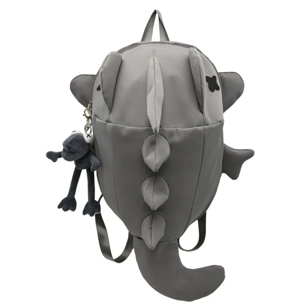 sac à dos tendance imperméable motif requin, multi-poches, décontracté, pour ordinateur portable, grande capacité, idéal pour les étudiants et les écoliers (garçons et filles)