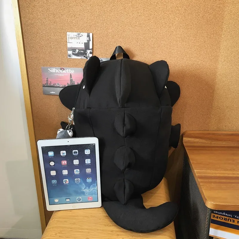 sac à dos de dinosaure de dessin animé pour hommes et femmes, sac d'ordinateur portable de voyage étanche multifonction kawaii, sac d'école drôle de mode pour garçons et filles