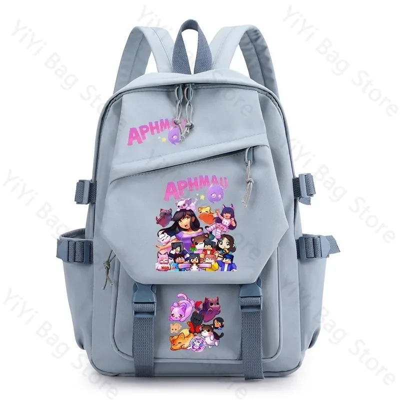 sac à dos aphmau, sac à dos d'école de grande capacité pour étudiants, sac à dos de voyage léger et durable en nylon pour garçons et filles