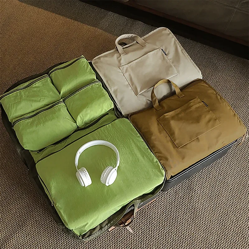 sac fourre-tout de voyage léger 6 en 1 pour femmes et hommes adultes, sac à main pliable de rangement de bagages à main pour voyage camping en plein air