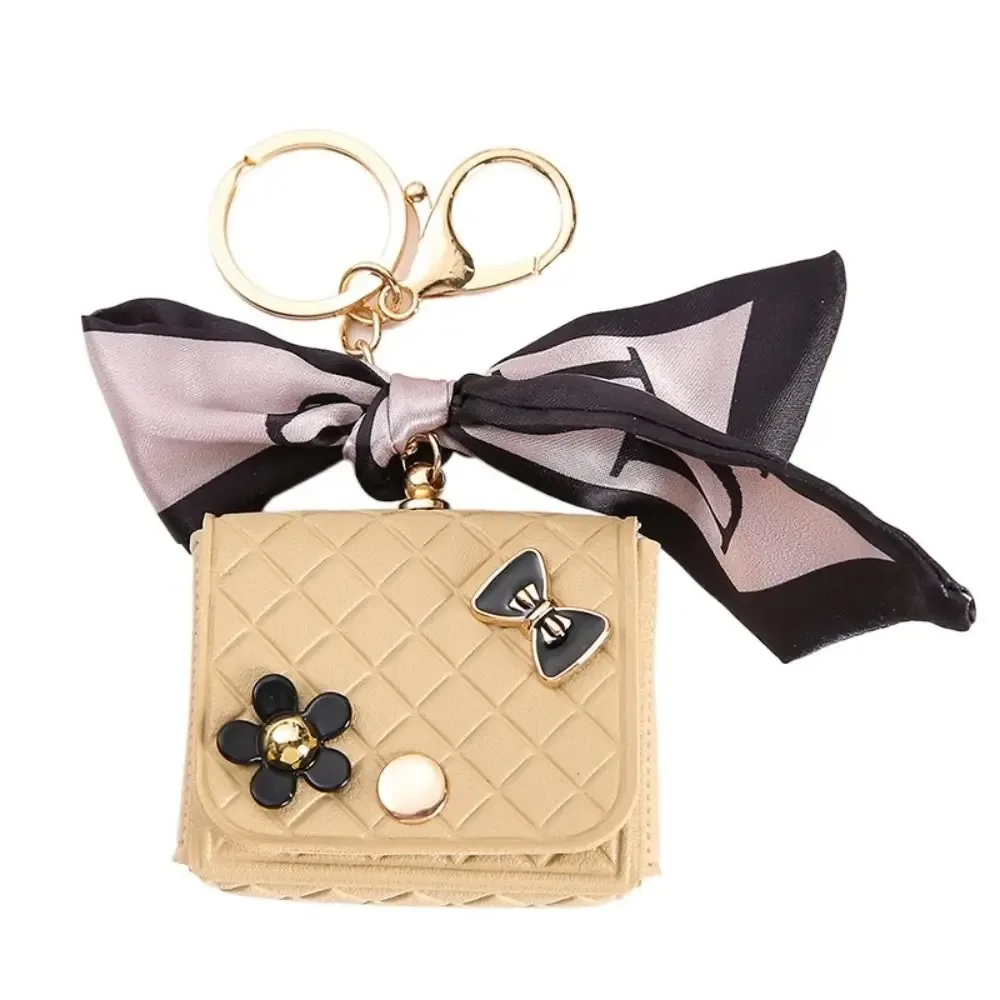 nouveau étui de rangement pour écouteurs en cuir, mini porte-clés créatif, pendentif couleur unie, étui pour écouteurs bluetooth