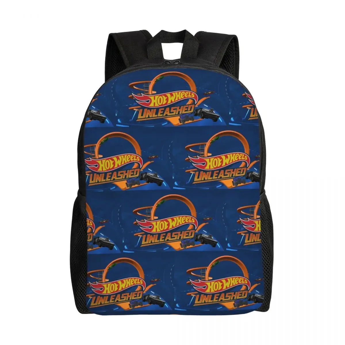 sac à dos hot wheels race pour étudiants, garçons et filles, sac d'école, sac à bandoulière pour ordinateur