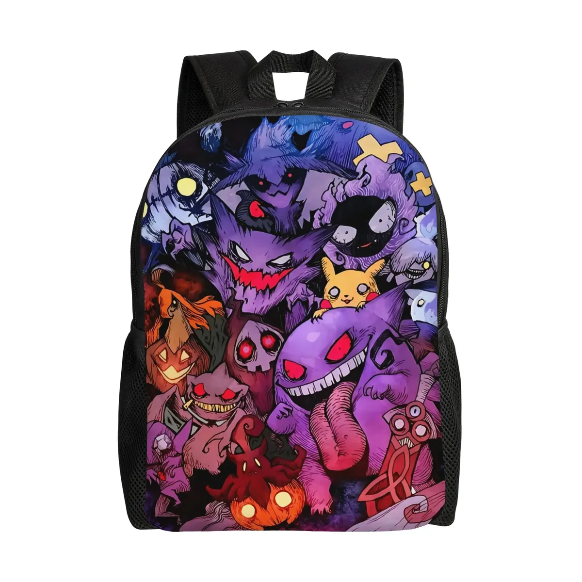 sacs à dos pokemon gengar, sac à dos de bureau, sac à dos de grande capacité