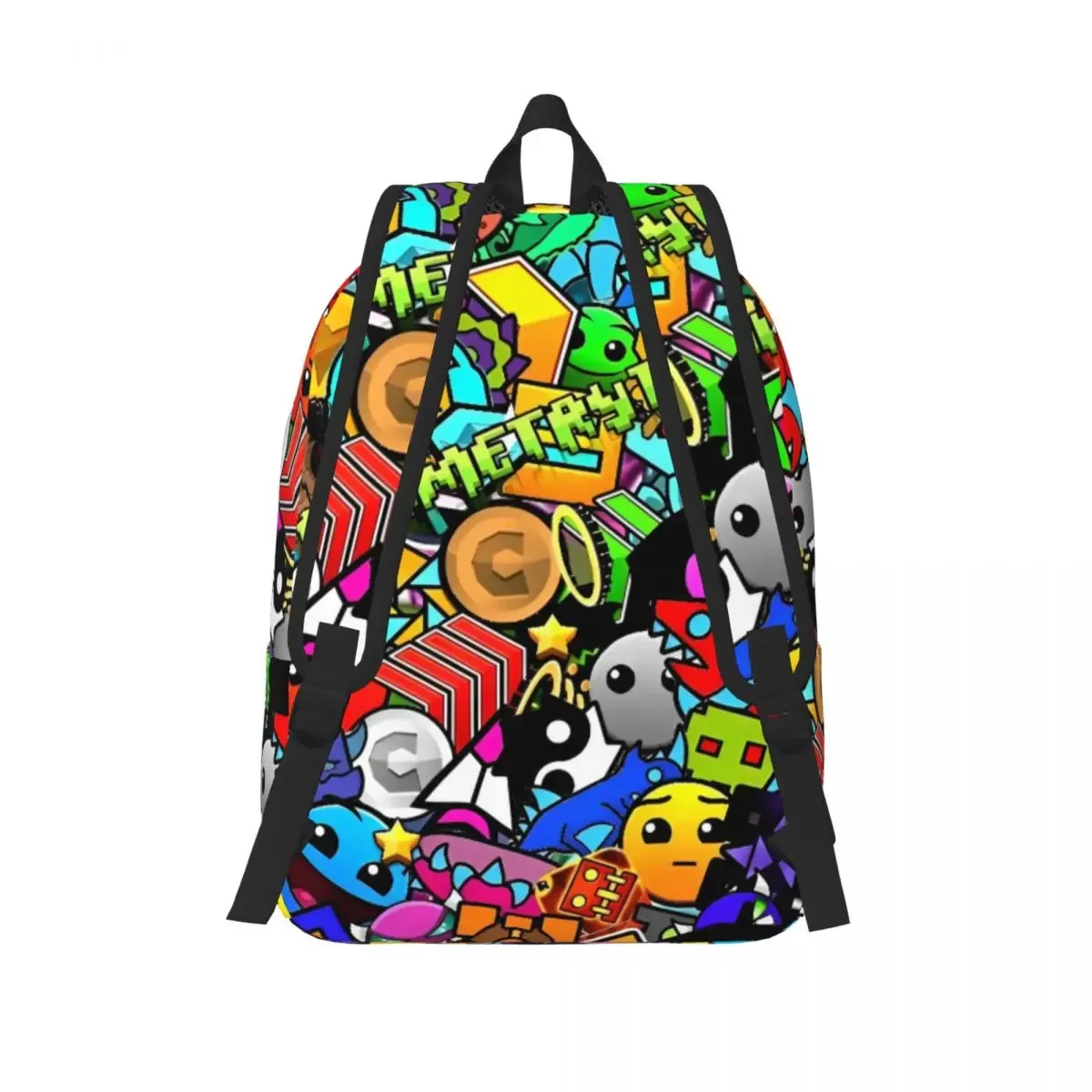 idées de gd géométrie cube gaming dash sac à dos pour hommes femmes mode étudiant randonnée voyage sac à dos collège sac à bandoulière cadeau