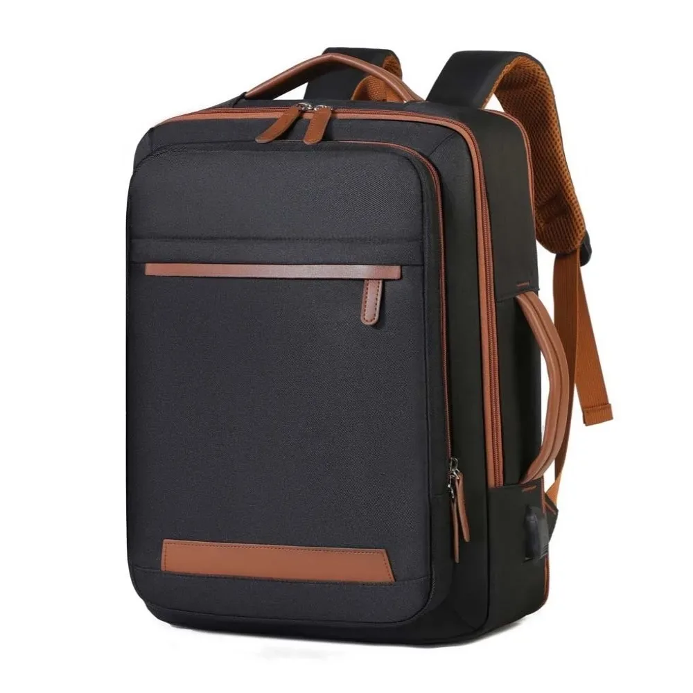 sac à dos pour ordinateur portable de grande capacité, multi-poches, résistant à l'usure, extensible, respirant, en maille, anti-éclaboussures d'eau