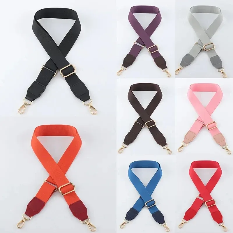 Bandoulière O sac ceinture réglable sac à bandoulière poignée tissé Polyester sac bandoulière couleur unie Simple sac à bandoulière poignée