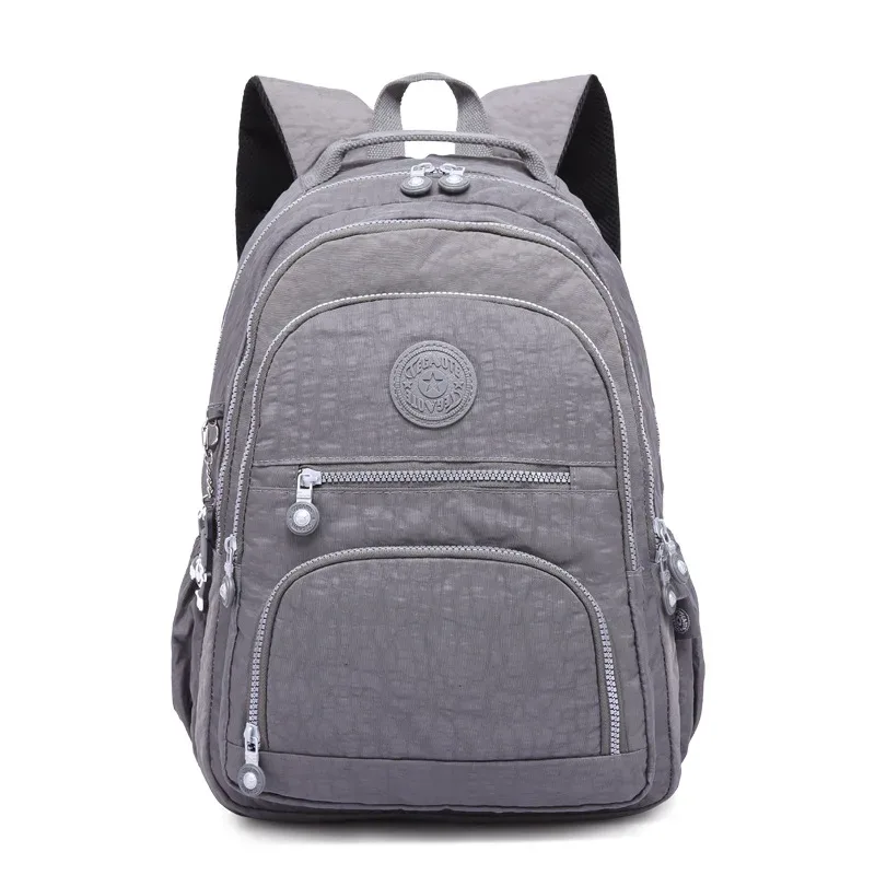 tegaote – sac à dos d'école pour adolescentes et garçons, sac à dos de voyage pour femmes, en nylon, étanche, pour ordinateur portable, unisexe, 2024