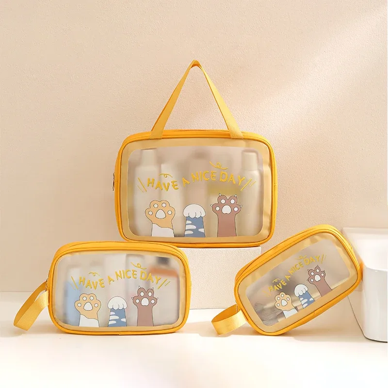{cc44} trousse de toilette femme portable 2025 nouvelle collection avancée grande capacité étanche sac de rangement cosmétique boîte de rangement trousse de lavage