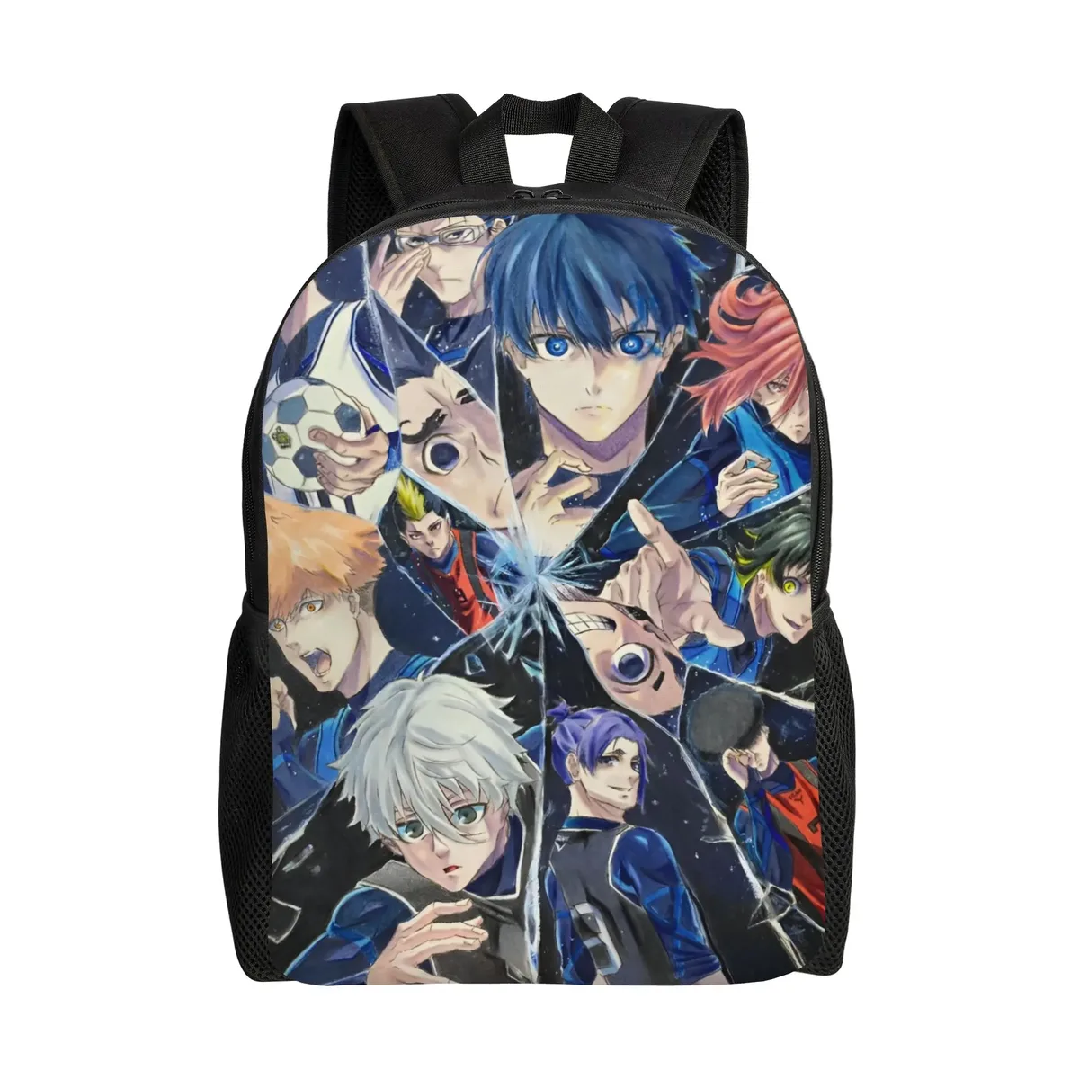 sac à dos pour femmes yoichi isagi blue locks anime, sac d'école pour enfants, sac à dos pour ordinateur portable, sac à bandoulière de voyage pour adolescents