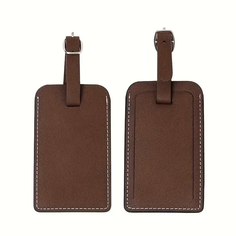 ensemble de porte-passeports et étiquettes à bagages en similicuir personnalisables, étiquettes à bagages, étiquettes à bagages en cuir gravées au laser, étiquettes à bagages personnalisées