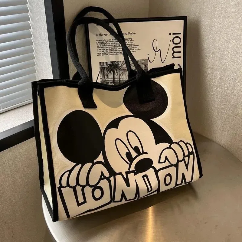 sacs à main en toile mickey de haute qualité, différents styles, grande capacité, sac à bandoulière, sac à main tendance pour femmes, sac de shopping