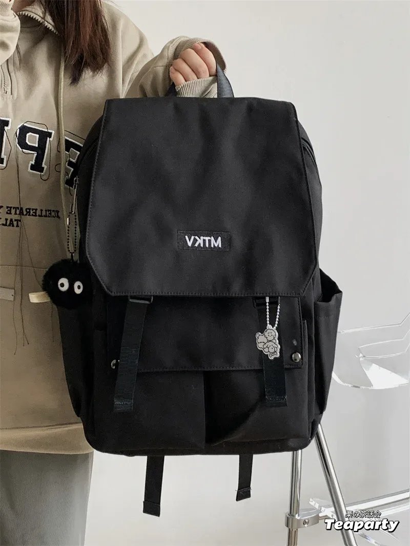 grand sac de voyage japonais pour adolescent cartable femme nouvelle mode harajuku collage étudiants sac à dos étanche voyage mochila