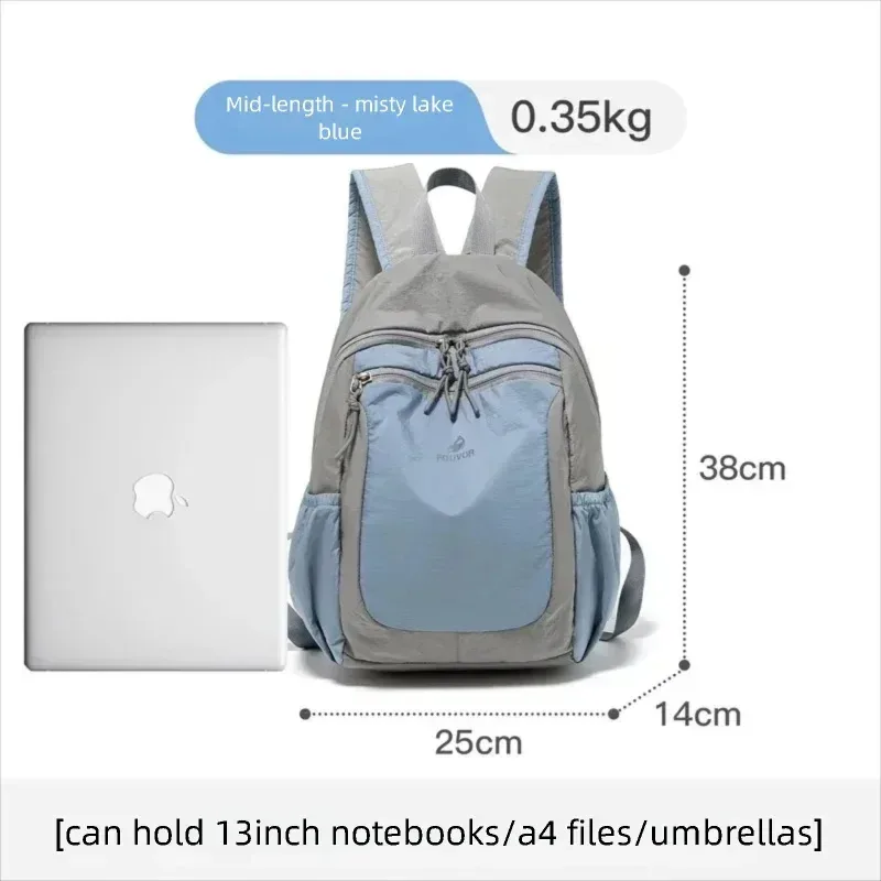 sac à dos de voyage pour femmes fouvor, en tissu oxford, léger, petit sac d'école, sac de voyage extérieur tendance pour enfants 3068-06 3068-16
