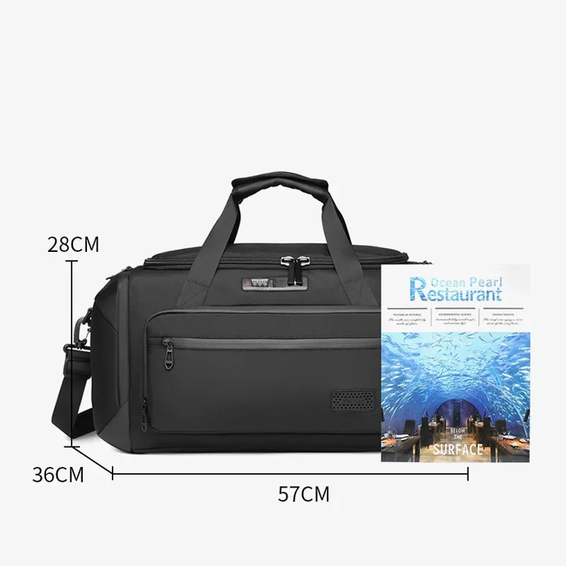 sac de voyage oxford étanche pour hommes, sacs à main de grande capacité, bagages à main, sac de sport d'affaires lancé, fourre-tout extérieur, week-end