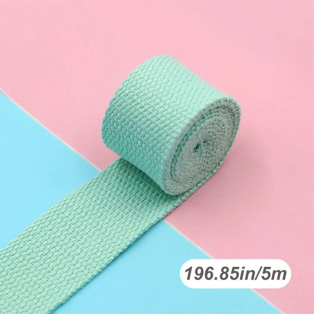 cerclage de sangle portable 5m x 32mm, pour sac à dos, bricolage, accessoires de ceinture de couture, ruban de décoration pour vêtements