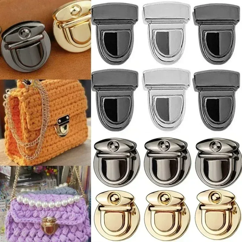 10 pièces serrures en métal sac fermoir boucles de capture pour sacs à main sacs à bandoulière sac à main fourre-tout fermetures fermoirs à pression bricolage artisanat sac accessoires