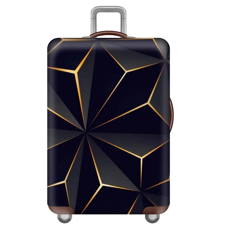 housse de protection pour bagages en tissu élastique épais, accessoires de voyage adaptés à la housse de chariot de 18 à 32 pouces