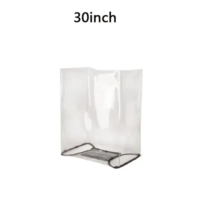 1 housse de protection transparente en pvc pour bagages, protection universelle anti-poussière et anti-rayures pour valises de 20 à 28 pouces
