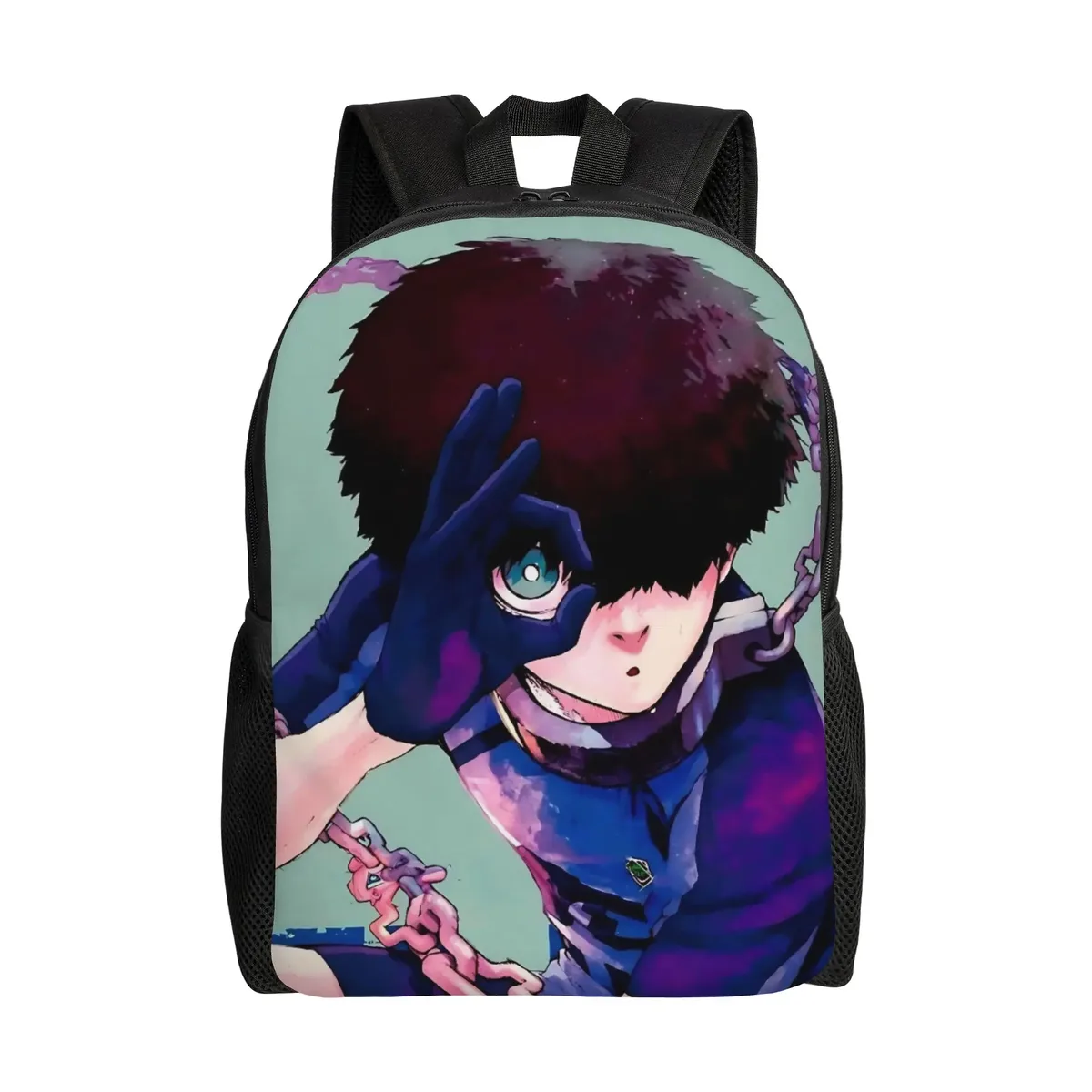 sac à dos pour femmes yoichi isagi blue locks anime, sac d'école pour enfants, sac à dos pour ordinateur portable, sac à bandoulière de voyage pour adolescents