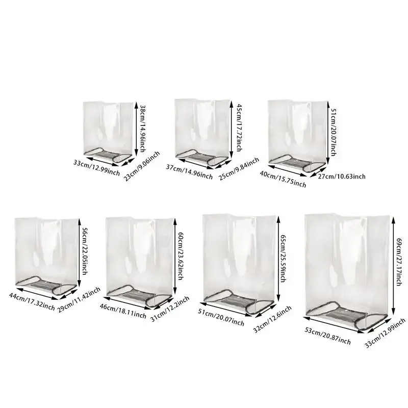 protecteur de valise en pvc transparent, anti-poussière, résistant aux rayures, housse de bagage universelle adaptée aux sacs de voyage de 20 à 28 pouces, 1 pièce