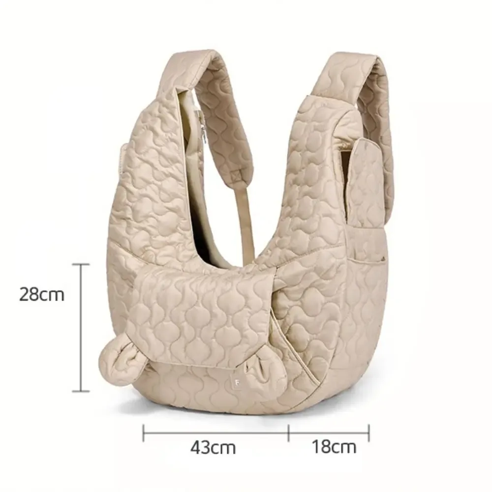 sac de transport portable pour chien de haute qualité, grande capacité, imperméable, sac à dos pour chat, sac de poitrine durable résistant au vent pour animaux de compagnie, utilisation en extérieur