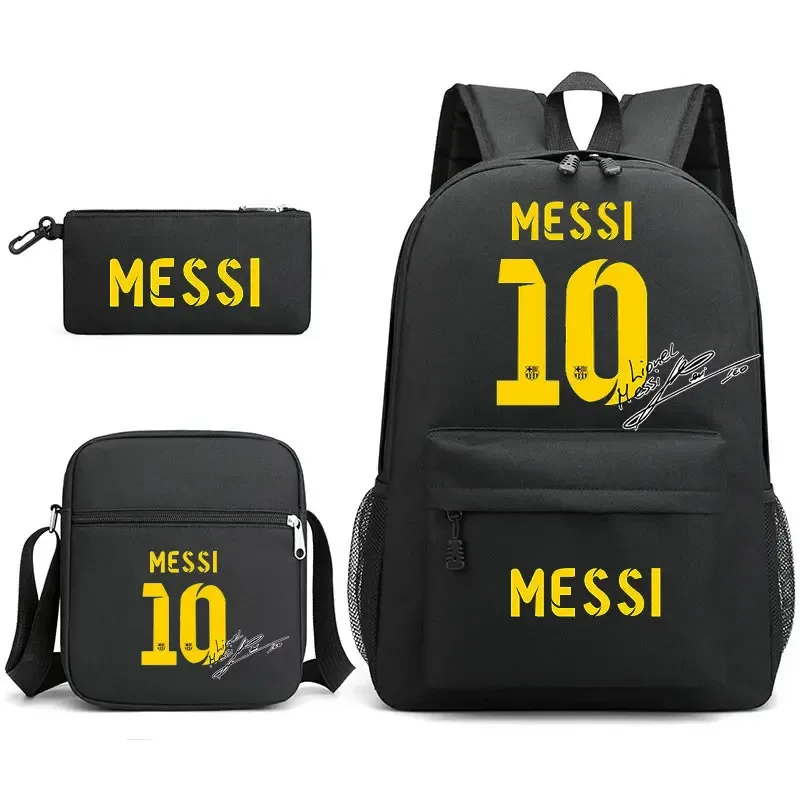 sac à dos messi léger et décontracté, grande capacité, pour femmes, hommes, étudiants, trousse à crayons, sacs à bandoulière, ensembles
