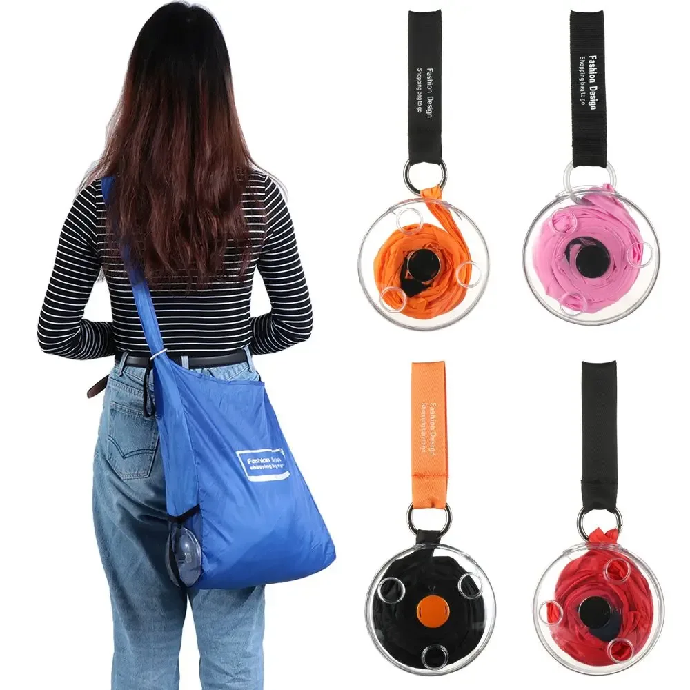 sac de rangement télescopique pliable, ultra petit, portable, petit disque, shopping, bagages, plastique abs, sacs à usages spéciaux pour adultes, nouveau