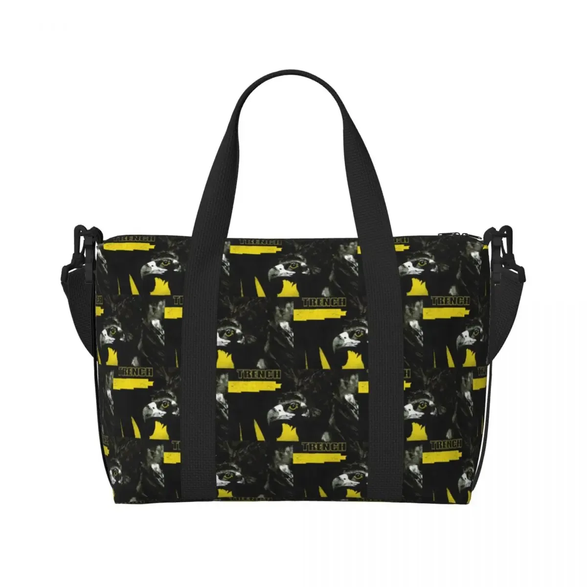 sac fourre-tout personnalisé t-twentys one p-pilots de marque classique pour femmes, sacs de voyage de grande capacité pour salle de sport et plage
