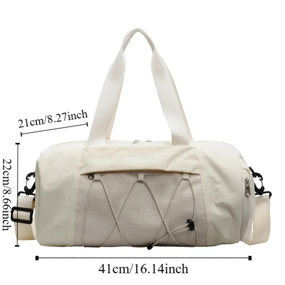 sac de voyage de style coréen grande capacité, imperméable, pour le sport et le fitness, sac de sport séparé pour articles secs et humides, idéal pour la natation