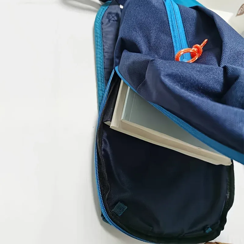 sac de sport pour hommes, sac à dos pour femmes, fermeture à glissière, sacs de voyage de loisirs pour étudiants, sacs à dos portables imperméables de grande capacité