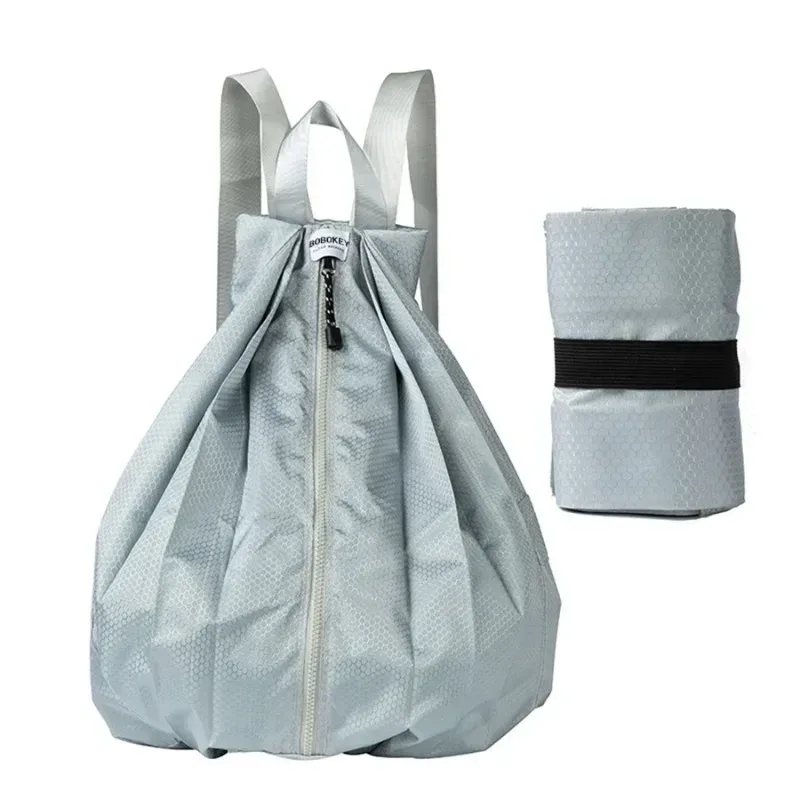 sac de voyage de sport léger et étanche, portable en plein air, pliable, sac d'école, sac à dos de lycée pour femmes