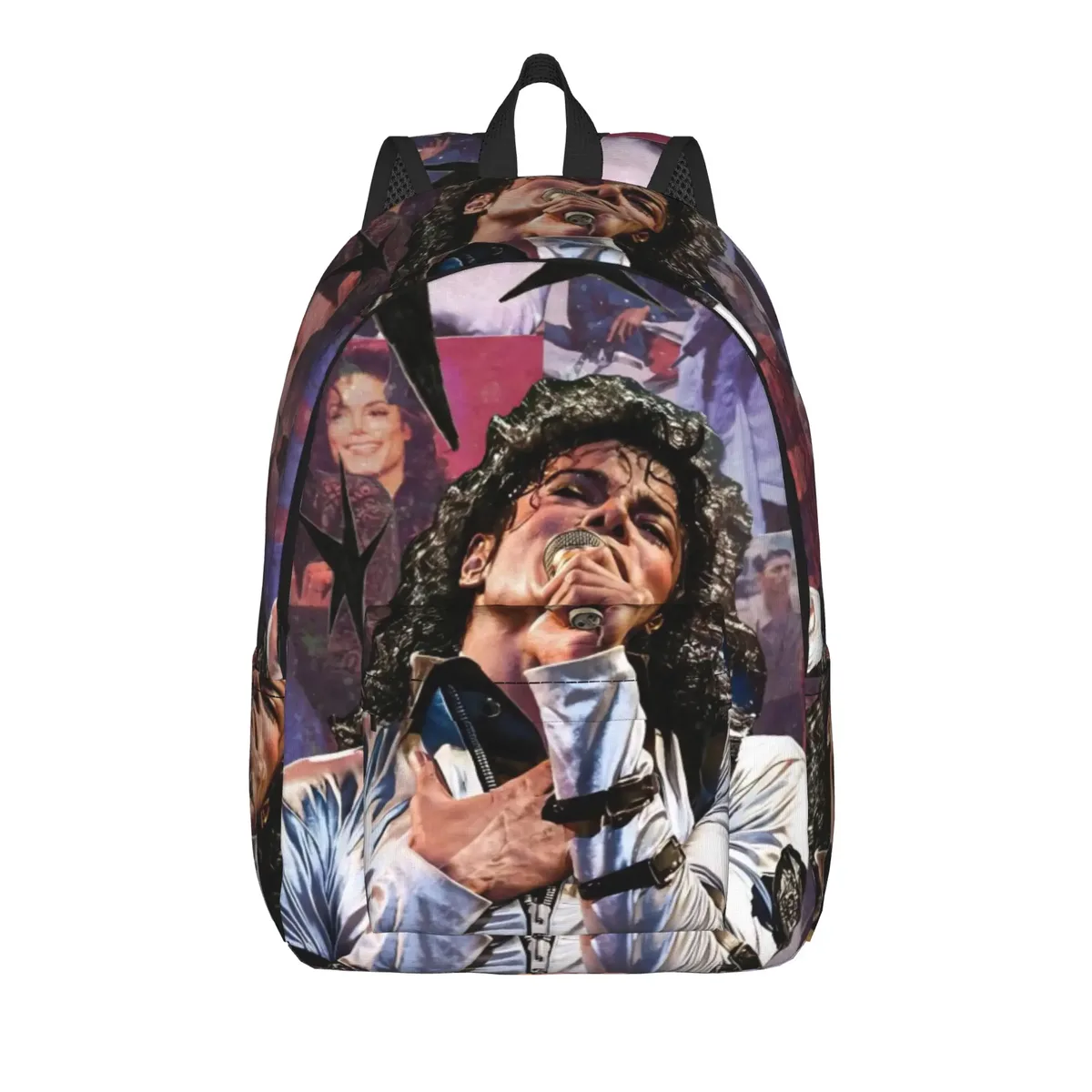 sac à dos michael jacksons musical movie 2026 avec poche, sac à dos de travail pour étudiants, sac à dos de jour pour hommes et femmes, sacs en toile pour ordinateur portable