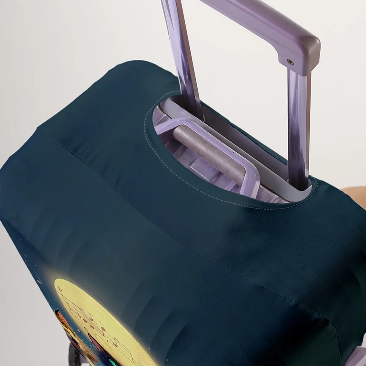 housse de protection pour bagages à motif de chat, ensemble adapté aux bagages de 18 à 32 pouces, housse de poignée de valise, accessoires de voyage