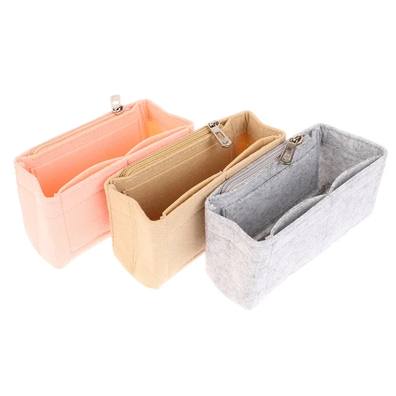 pochette intérieure en feutre pour sac à main, mini sac de rangement, doublure, insert de sac à main, vessie