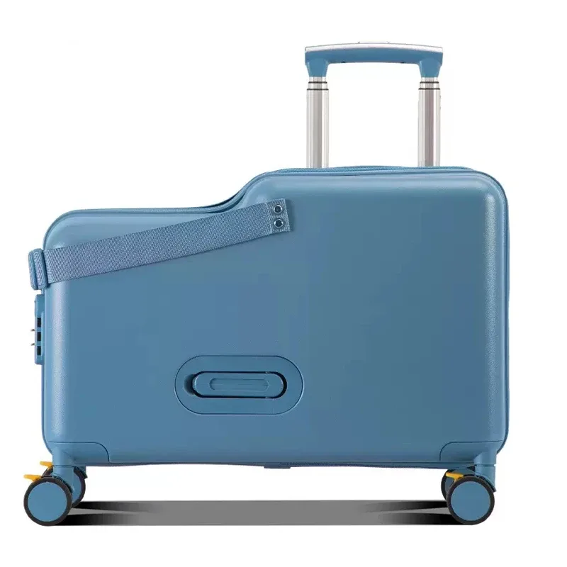valise pour enfants de 21 pouces, valise de voyage en cabine assise pour monter, garçon et fille, cheval en bo