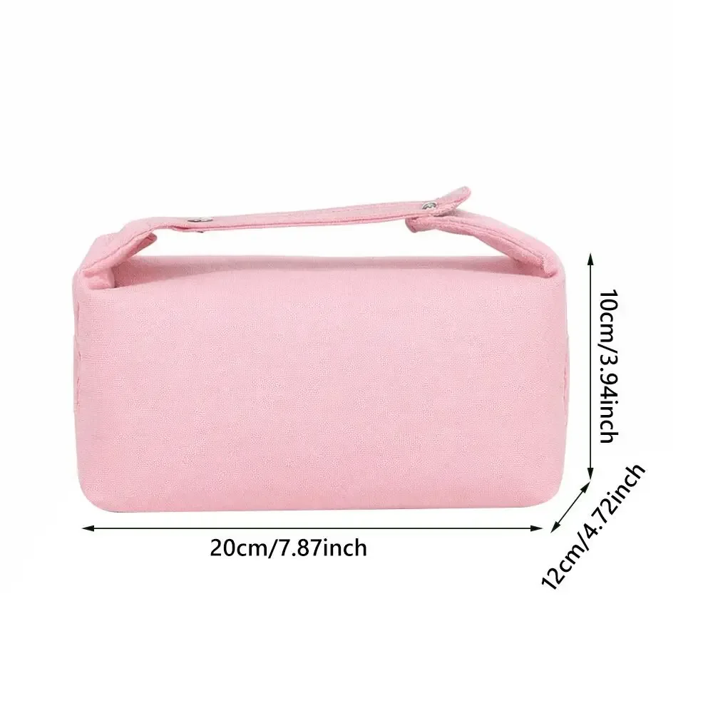sac de rangement cosmétique grande capacité tendance, trousse de toilette portable en toile, organiseur de maquillage