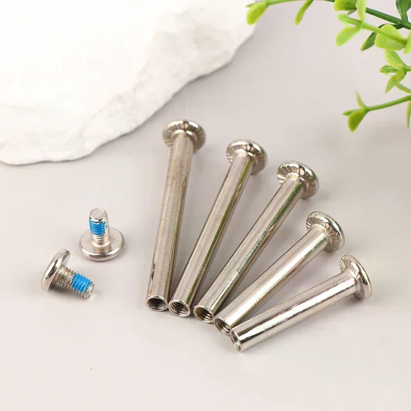 2 jeux de boulons de fixation pour roues de bagages, vis 6*33-60mm, pièces de rechange pour valises de voyage