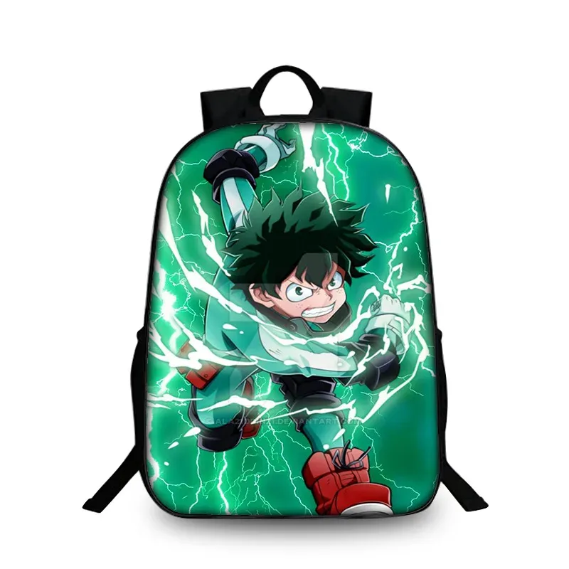 sac à dos my hero academy pour élèves du primaire et du secondaire