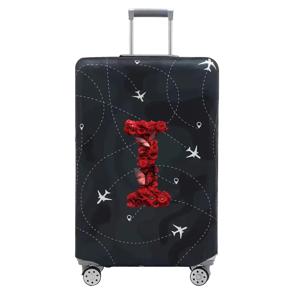 housse anti-poussière élastique pour sac de voyage, série rose, 18-32 pouces, résistante à l'usure, plusieurs styles