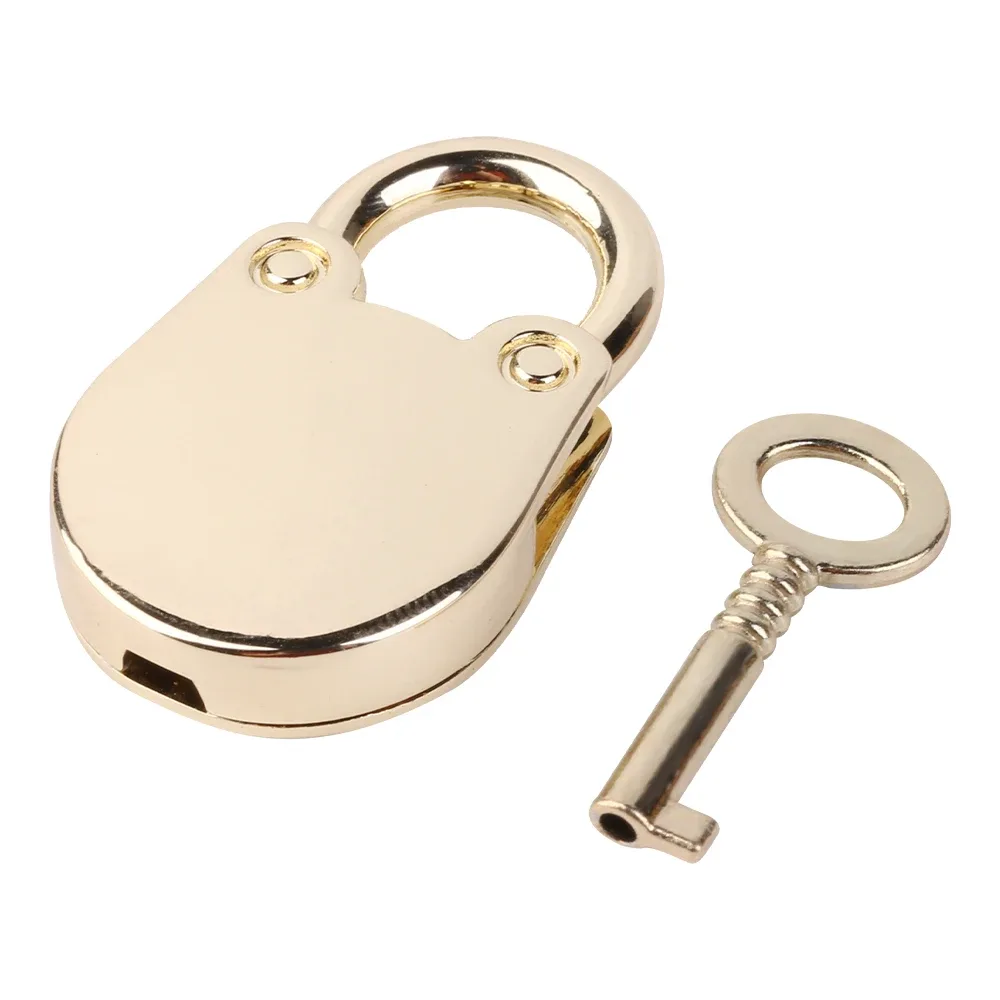 cadenas en métal en forme de chat, petite boîte à bagages, serrure avec clé pour femmes, accessoires de valise pour fabriquer des sacs