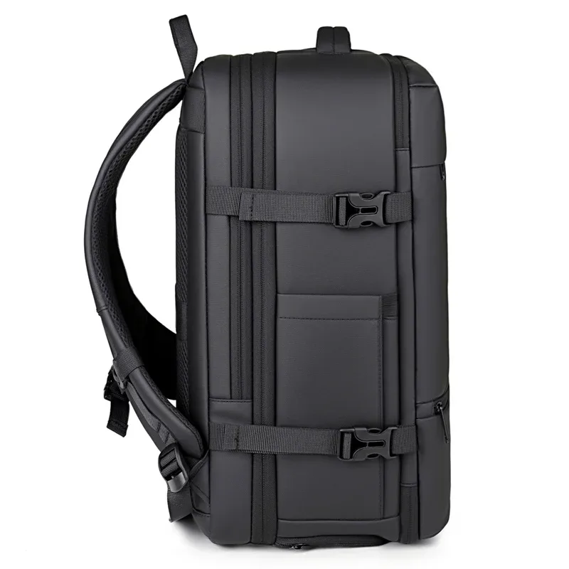 sac à dos étanche extensible pour voyage d'affaires, sac pour ordinateur portable 15.6 pouces, chargeur usb, sac à dos de banlieue de grande capacité pour hommes et femmes