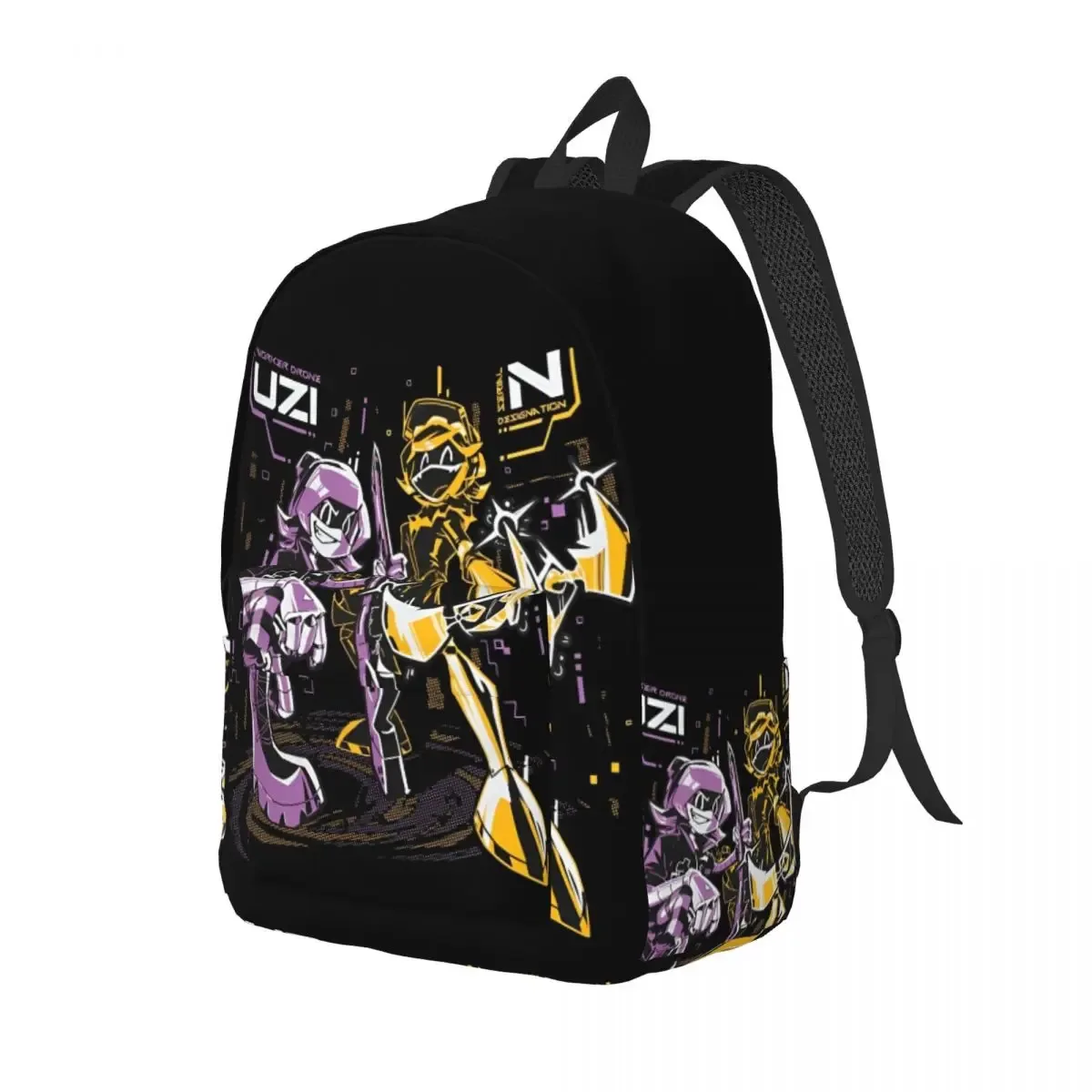 murder drones dessin animé adolescent sac à dos léger lycée randonnée voyage série tv sac à dos hommes femmes ordinateur portable toile sac
